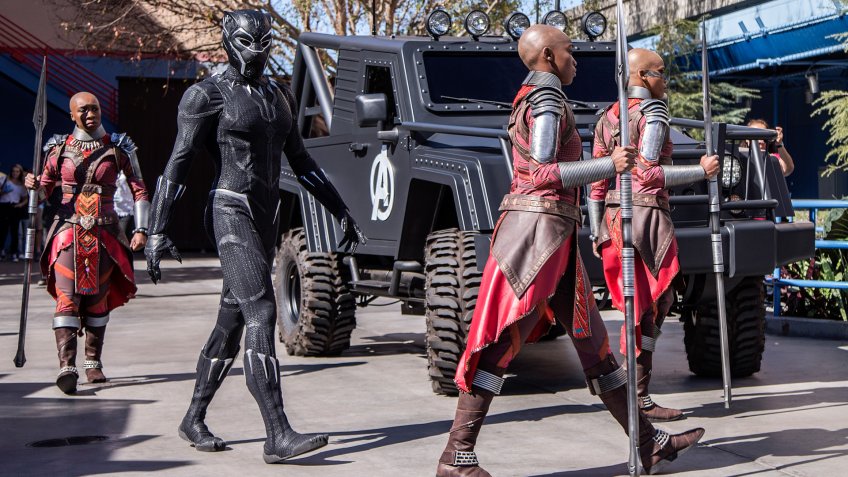 BLACK PANTHER AT DISNEY CALIFORNIA ADVENTURE (ANAHEIM, Calif.