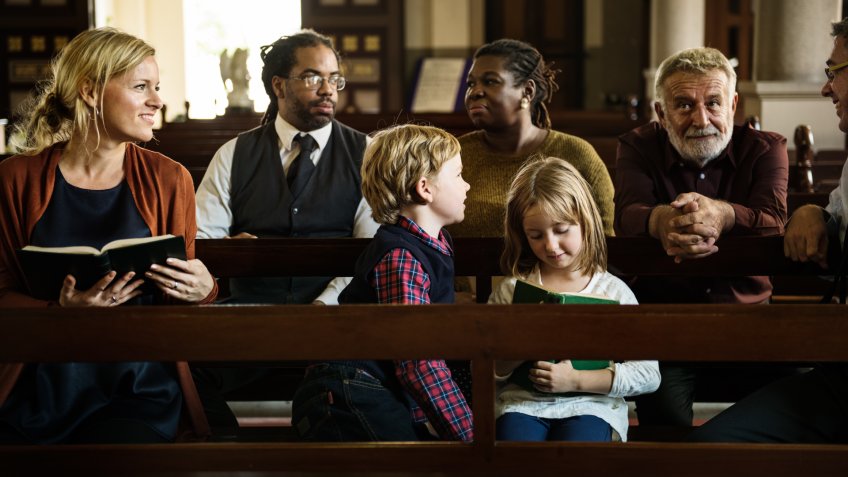 Church People Believe Faith Religious.