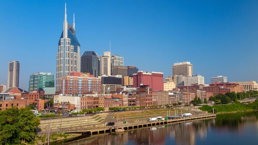 Cities, Tennessee, downtown, hotels