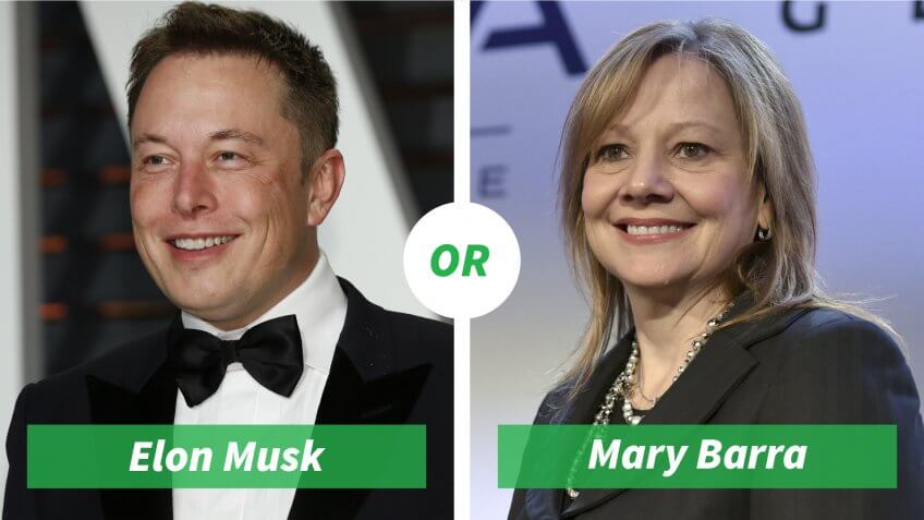 Elon Musk vs. Mary Barra