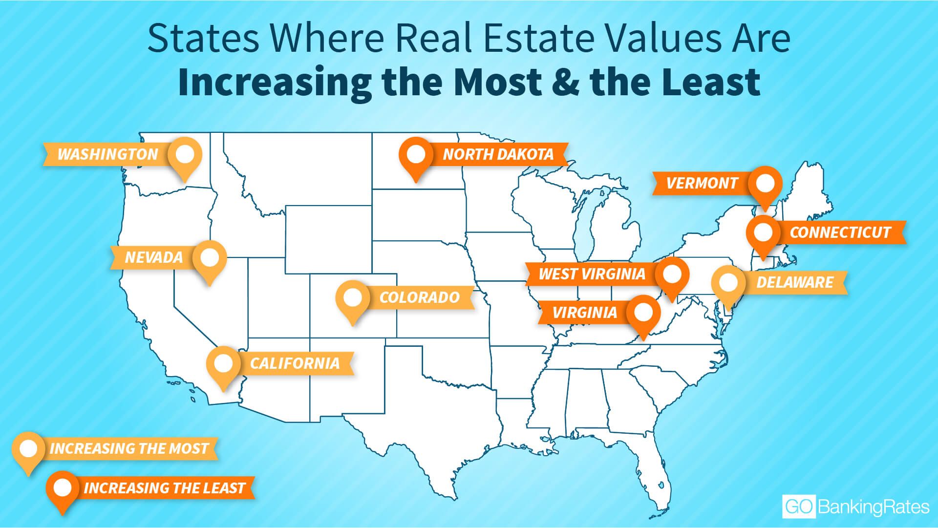 Top 25 States Where Homes Are More Valuable GOBankingRates