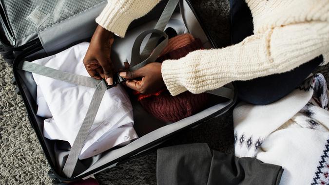 light packing for travel