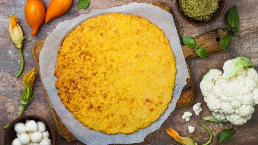 Food, cauliflower crust