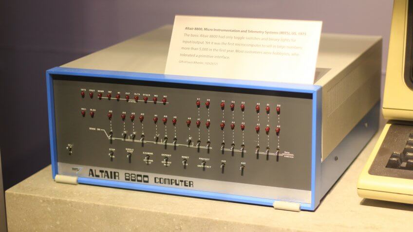 MITS Altair 8800 microcomputer