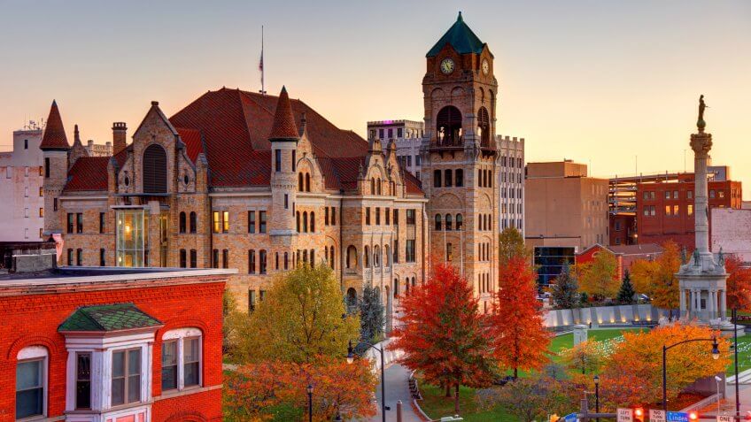 Lackawanna County Courthouse is a historic courthouse building located at Scranton.