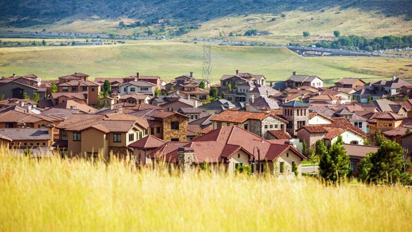 Denver Metro Residential Area.