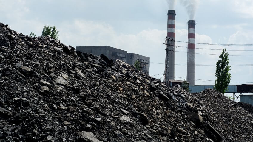 Coal Pile and Pollution.