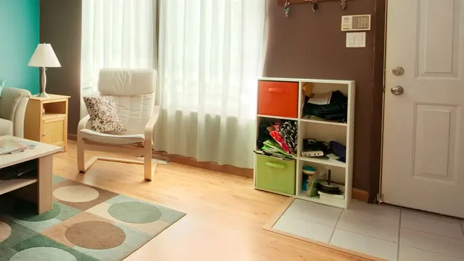 Bright and clean family room.