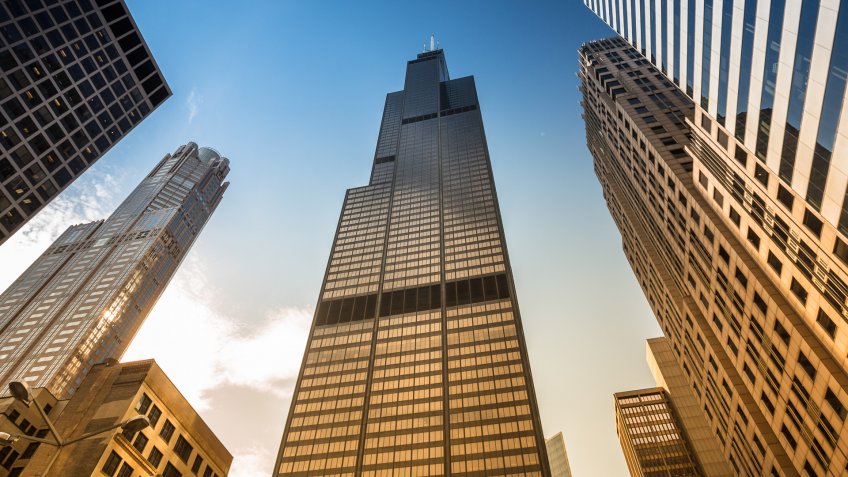 Chicago: The Willis Tower, built as and still commonly referred to as the Sears Tower, is a 108-story skyscraper in Chicago, Illinois, United States.