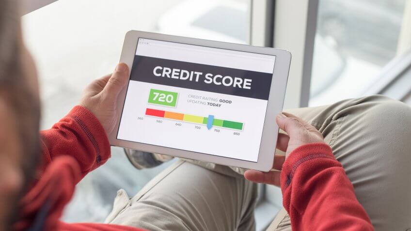 tablet with Credit Score
