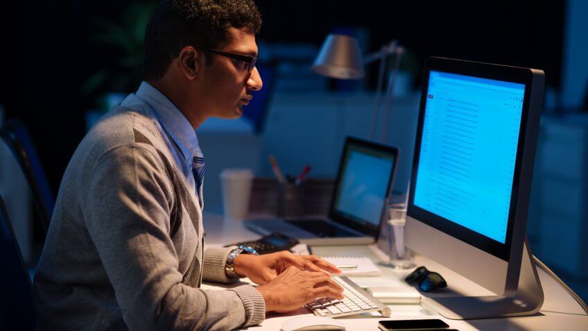 working-late-office