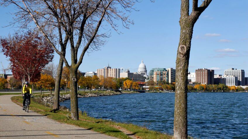 ADVENTURE, Amusement Park Ride, Autumn, Bicycle, Bicycle Lane, City Life, Cycling, Elevated Walkway, Extreme Sports, Footpath, Healthcare And Medicine, Healthy lifestyle, Hobbies, Lake, Lifestyles, Madison - Wisconsin, Monona, Pedestrian, Pedestrian Walkway, Relaxation Exercise, Riding, Running Track, STATE, Scenics, Single Lane Road, Speed, Sport, Travel, Tripping, Urban Scene, Wisconsin, bicycles, bicycling, bicyclist, bicyclists, bike, bikes, biking, city, exercising, exploration, journey, mountain, muscular build, skyline, street, tourism, transportation, walking