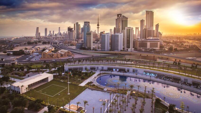 Beautiful Kuwait during Sunrise.