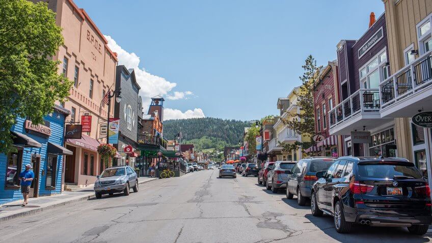Park City, Utah: July 31, 2017: Park City, Utah.