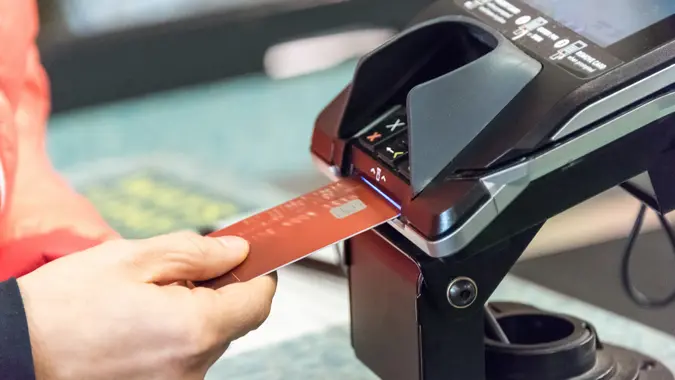 Credit Card Transaction Using the New Security Electronic Chip Technology.