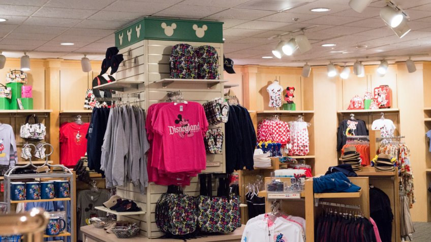 Gift shop at Paradise Pier Hotel.