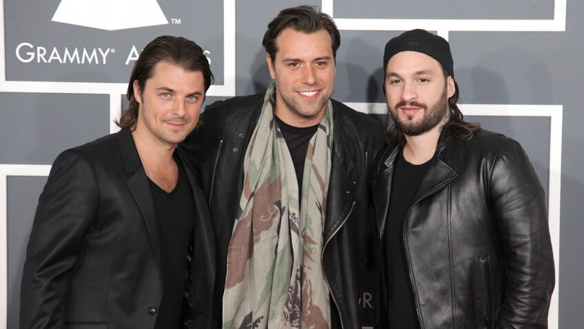 Photo by Broadimage/REX/Shutterstock Swedish House Mafia55th Annual Grammy Awards, Arrivals, Los Angeles, America - 10 Feb 2013.