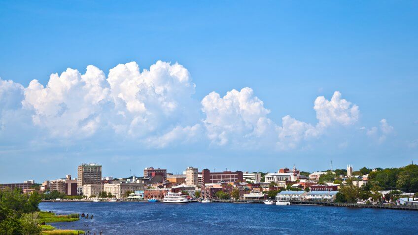 old harbor of scenic Wilmington