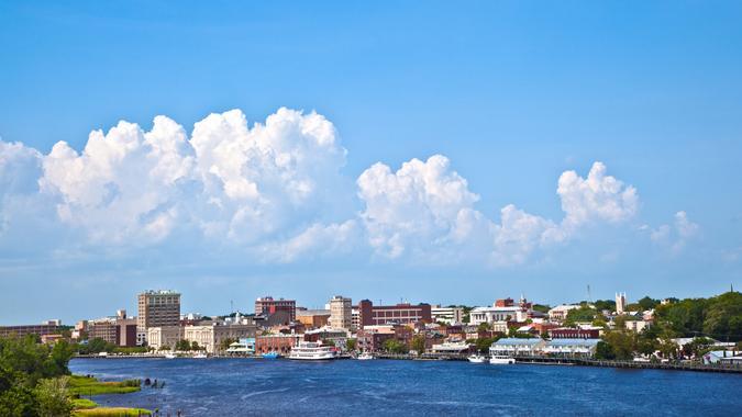 3. Sunset Beach, N.C. old harbor of scenic Wilmington