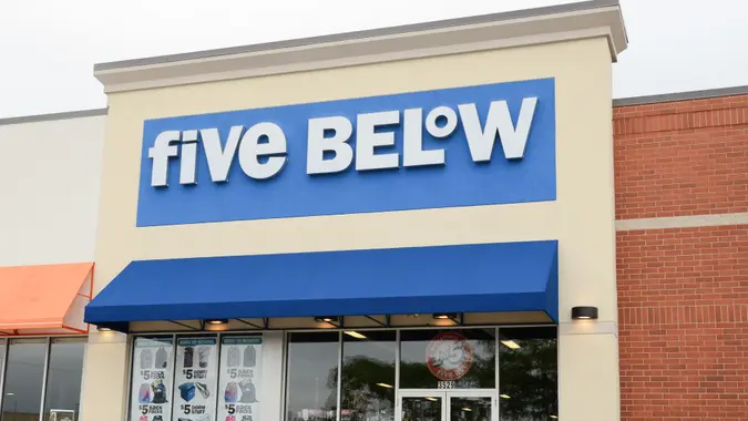 Find the nearest Five Below near you