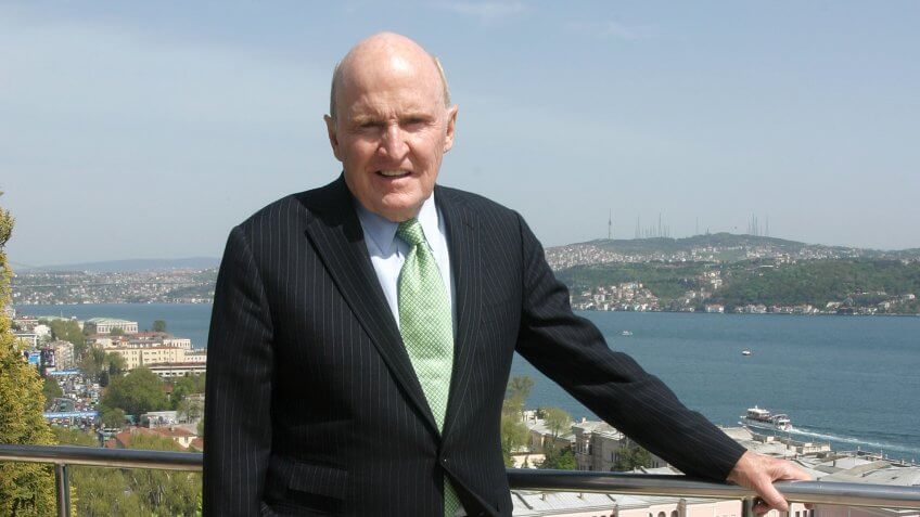 American business executive, author and engineer Jack Welch on April 19, 2008 in Istanbul, Turkey.