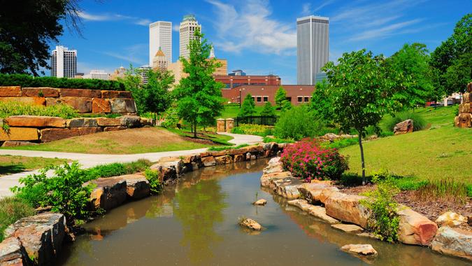 Tulsa downtown skyline