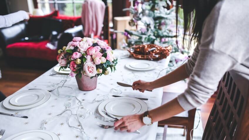 wedding dinner place settings