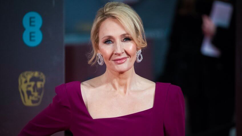 J.K. Rowling attends the 70th EE British Academy Film Awards (BAFTA) at Royal Albert Hall on February 12, 2017 in London, England.