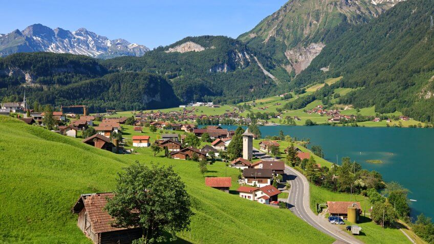 Village of Lungern, Switzerland