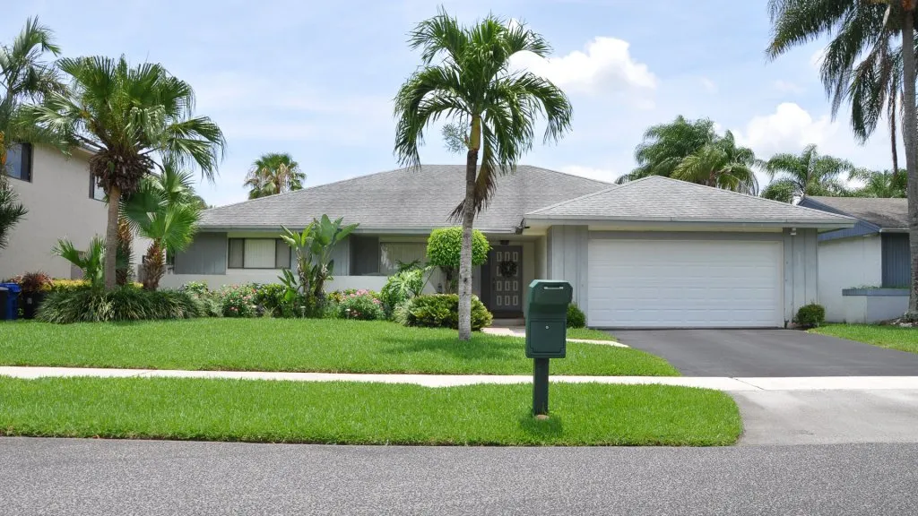 Suburban ranch style home