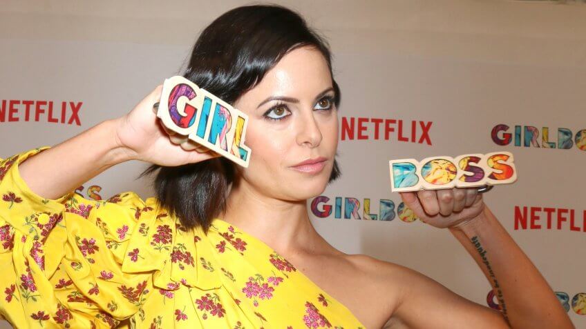 Sophia Amoruso at the "Girlboss" Premiere Screening at ArcLight Theater on April 17, 2017 in Los Angeles, CA.