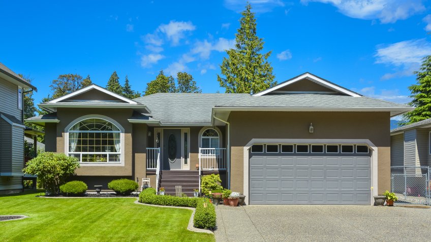 Suburban family house