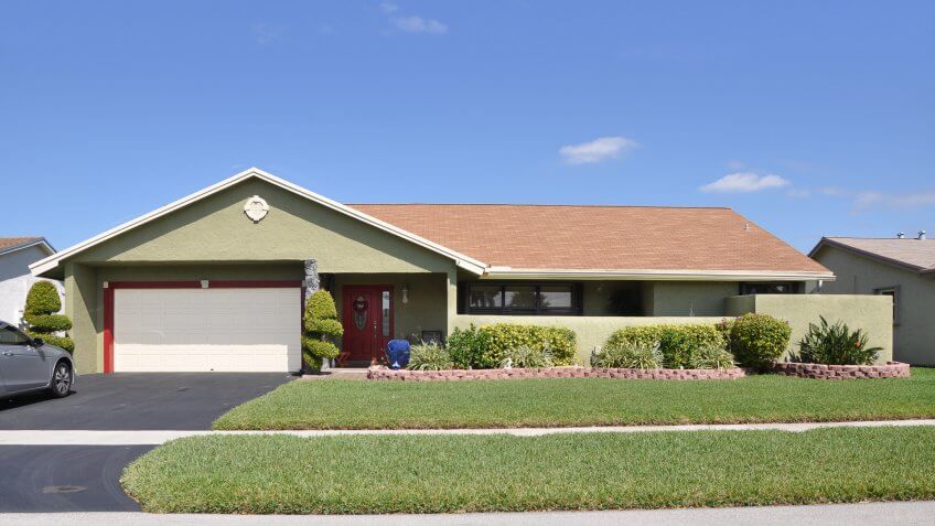 Suburban ranch style home