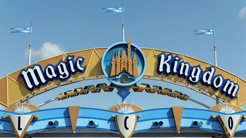 Magic Kingdom entrance at Walt Disney World