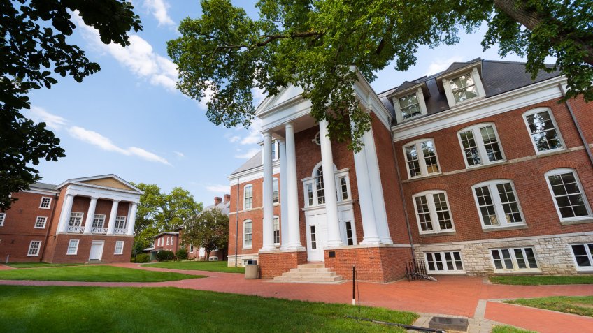 Recitation Hall at the University of Delaware in Newark, Delaware.