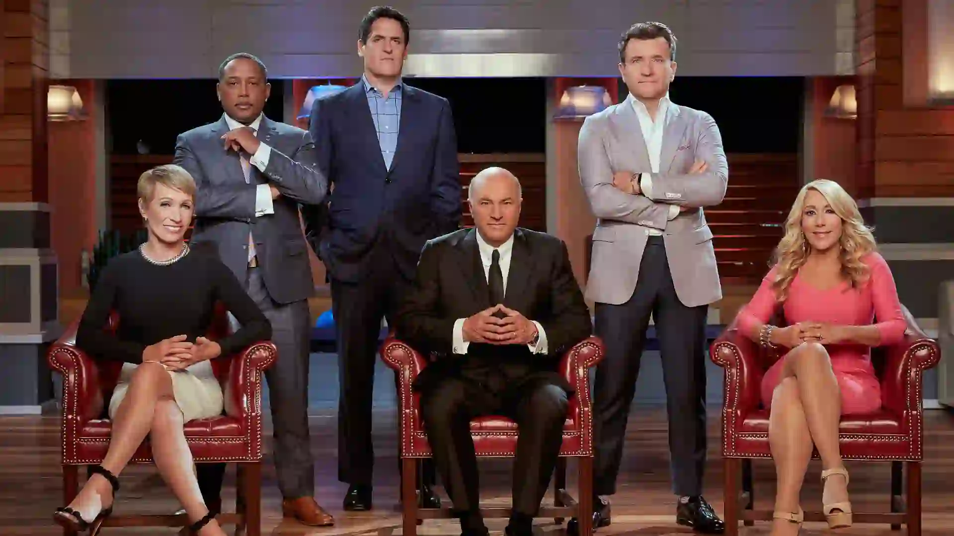Barbara Corcoran, Daymond John, Mark Cuban, Kevin O'Leary, Robert Herjavec and Lori Greiner are the "Sharks" on ABC's "Shark Tank.