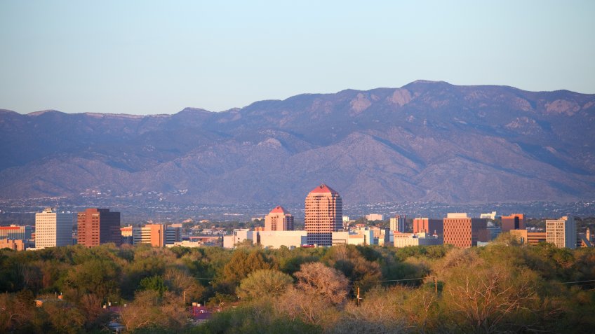 Downtown Albuquerque New Mexico skyline