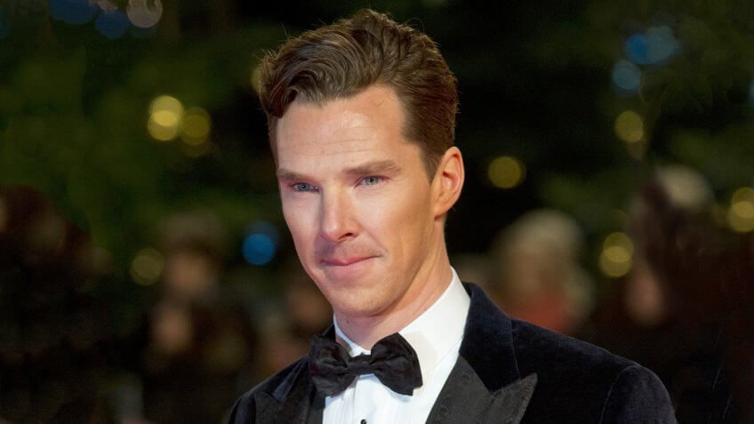 BERLIN - DEC 9: Benedict Cumberbatch at The Hobbit: The Desolation of Smaug - German premiere on December 9, 2013 in Berlin, Germany.