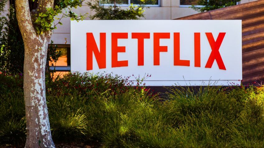 Netflix building sign