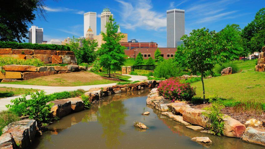 Tulsa downtown skyline