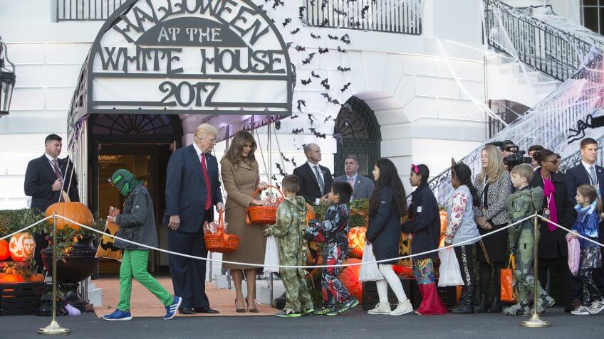 United States President Donald J. Trump and First Lady Melania Trump host Halloween