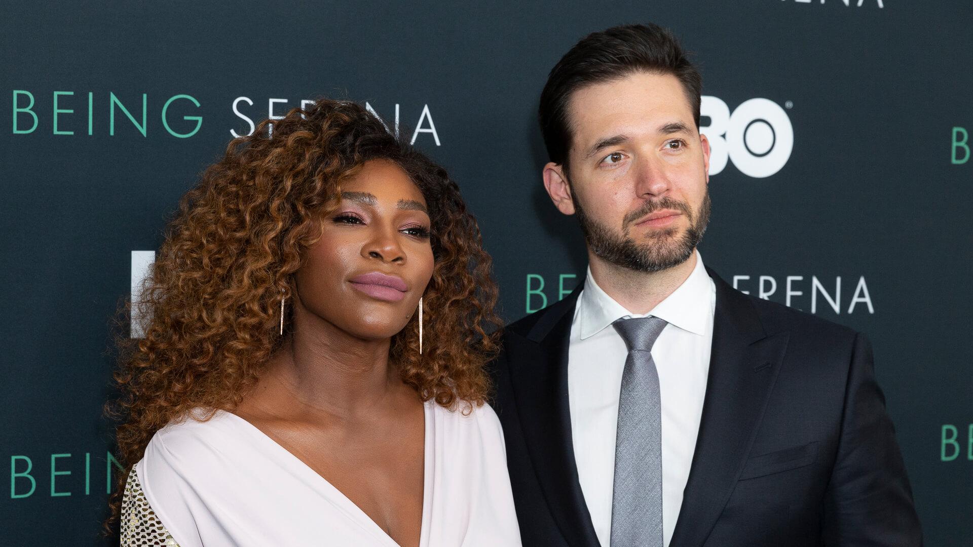 Serena Williams and Alexis Ohanian attend Being Serena premiere
