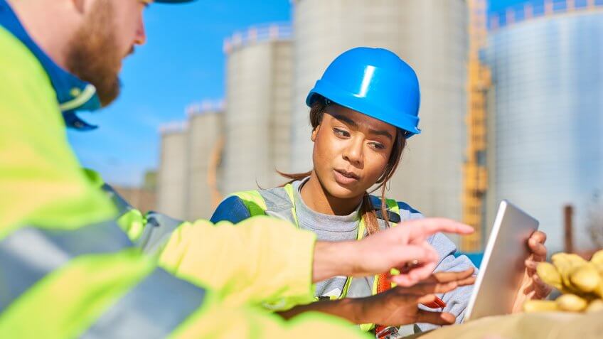 two site engineers