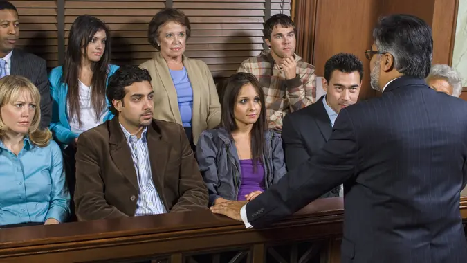 court room jury