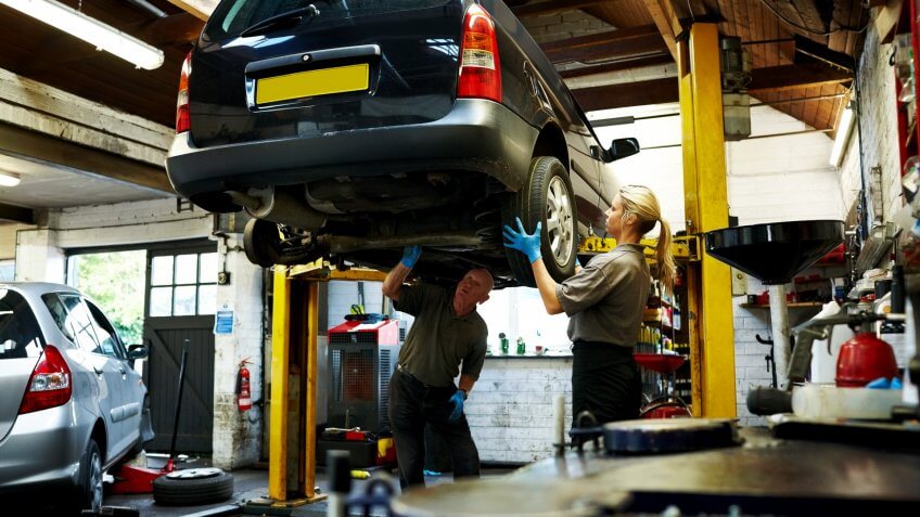 Female mechanic