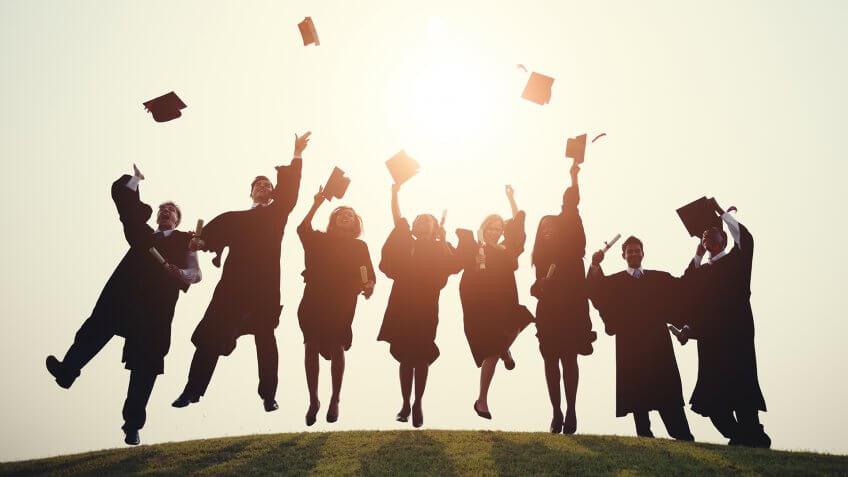 Graduation College School Degree Successful Concept.