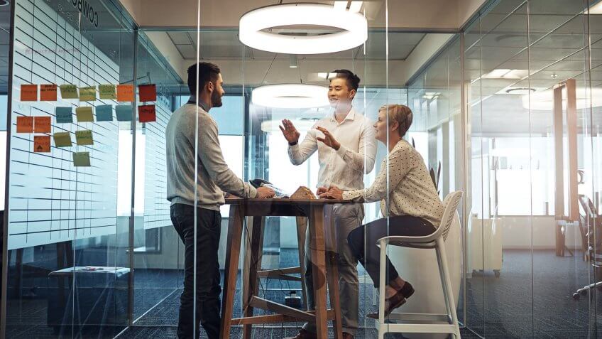 businesspeople having a meeting