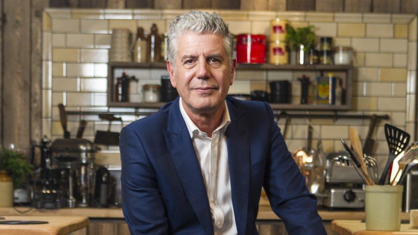 Heathcliff O'Malley/REX/ShutterstockAnthony BourdainAnthony Bourdain on the set of Channel 4's 'Taste' TV show, Pinewood Studios, Buckinghamshire, Britain - 25 Oct 2013.