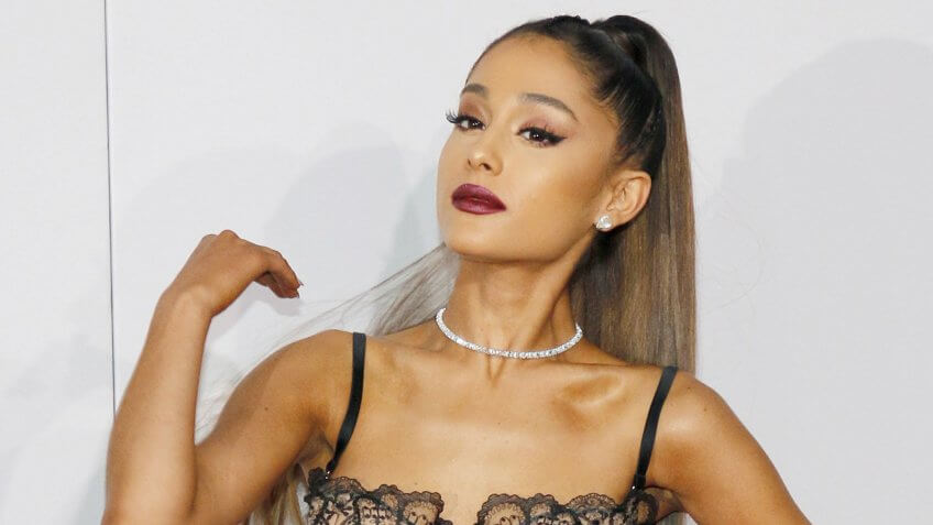 Ariana Grande at the 2016 American Music Awards held at the Microsoft Theater in Los Angeles, USA on November 20, 2016.