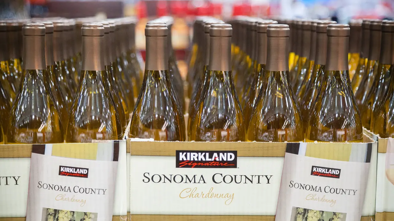 Costco Kirkland Signature Sonoma County Chardonnay.